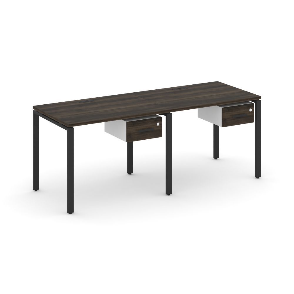 Concept Рабочая станция односторонняя с подвес. тумбами 2 места  CN.ORS-109 B