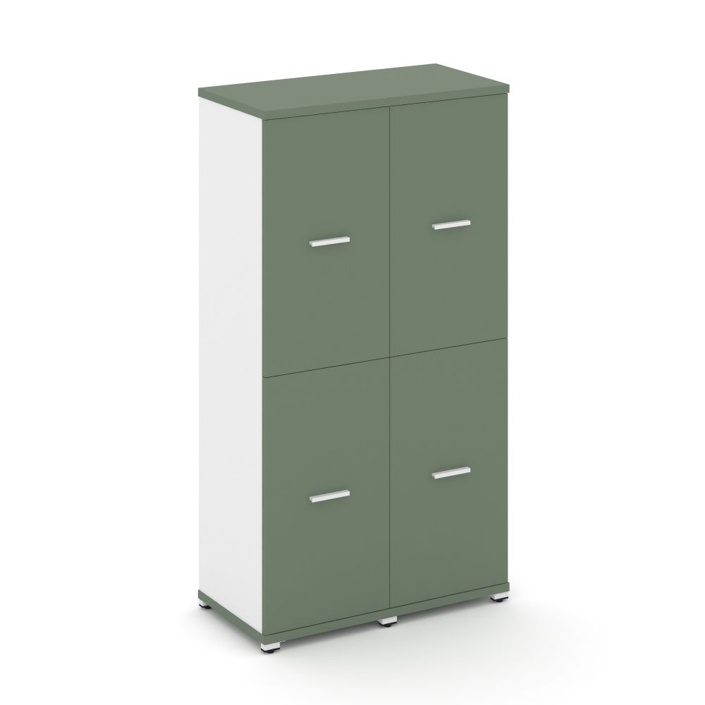 Concept Шкаф 2 узкие секции, 4 ниши  CN.STU-422 W